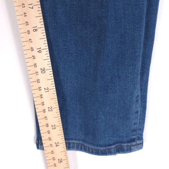 GOOD AMERICAN Women’s Jeans Distressed High Rise Blue 752 GLC873TINA Size 18 - Picture 7 of 14